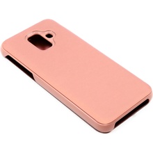 Púzdro Bomba Zrkadlový silikónový otvárací obal pre Samsung - ružový Model Samsung: Galaxy A6 2018 FL003PINK_SAM-A6-2018
