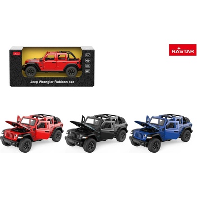 Rastar Jeep Wrangler Rubicon 1:32 červený