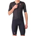 Castelli Мъжки скин за колоездене Castelli Free Sanremo Tri Suit S/S Cycling skinsuit - Black (002-3392-0214)