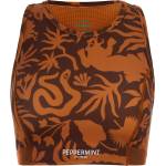 PEPPERMINT Дамски спортен сутиен Peppermint Women's Signature High-Neck Bra Sports bra - Wild Rosewood - размер XS (114-3732-0111)