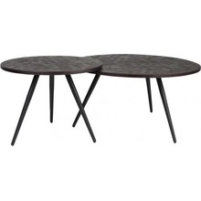 White Label Living 2300406 WEBSTER 50 a 70 cm teak černý