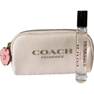 Coach Wild Rose Eau de Parfum Spray 7.5 ml + Pouch за жени Парфюми
