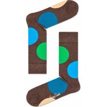 Happy Socks Jumbo Dot hnedá svetlomodrá zelená