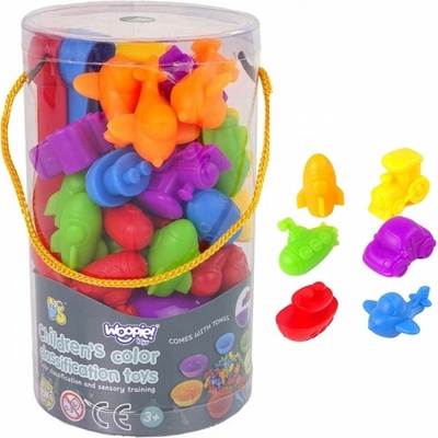 WOOPIE Color Sorter Vehicles 44 ks