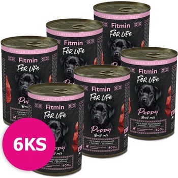 Fitmin dog For Life Puppy Beef 6 x 400 g