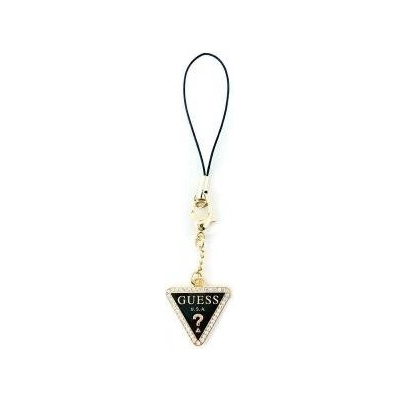 GUESS gucpmtdck phone strap triangle diamond charm with rhinestones pendant