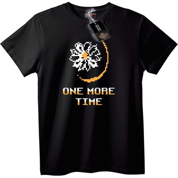 NOONEBRAND Тениска Пиксел Цвете - 3XL, Black