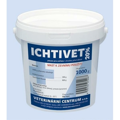 Ichtivet 20% ung 1000 g