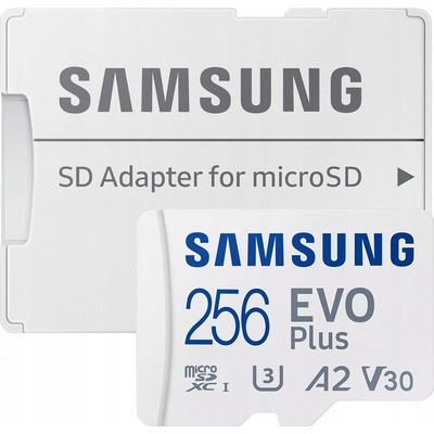 Samsung MicroSDXC 256GB + SD adaptér MB-MC256SA/EU – Zbozi.Blesk.cz