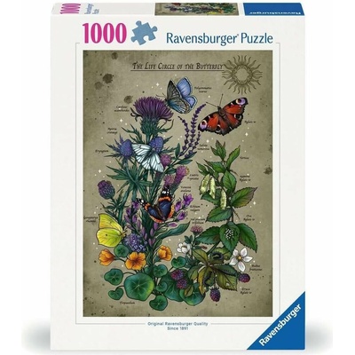 RAVENSBURGER Životní cyklus motýla 1000 dílků