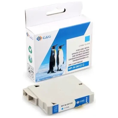Compatible ГЛАВА ЗА EPSON STYLUS D88 Photo Editon/D68Pe/D88PE/DX 4800/4850/4200/3800/3850 - Cyan - T061240 - G&G (200EPST0612 G)