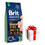 Brit Premium By Nature Junior XL 15кг + безплатна изненада за кучето