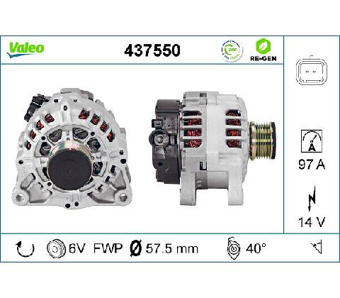 Alternátor VALEO 437550