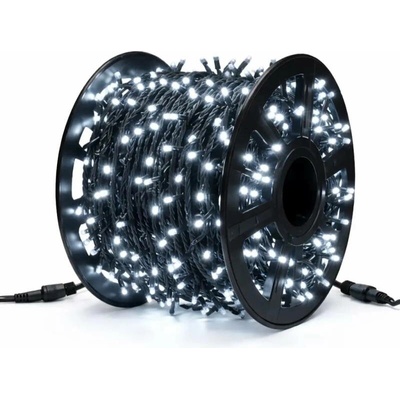 DecoLED LED světelný řetěz 100m ledově bílá s FLASH 1000 diod IP67