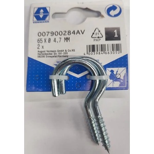 Vorman КУКА С ВИНТ ПОЦИН vrn 4.7ММ 65/22 2БР (4003984663052)