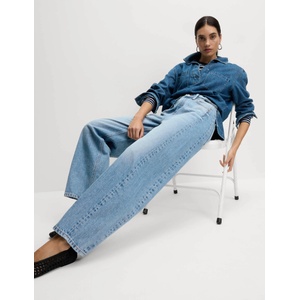Marks & Spencer Прави дънки със средна талия Marks & Spencer тъмносини Marks & Spencer | Sin | ЖЕНИ | 14 SHT
