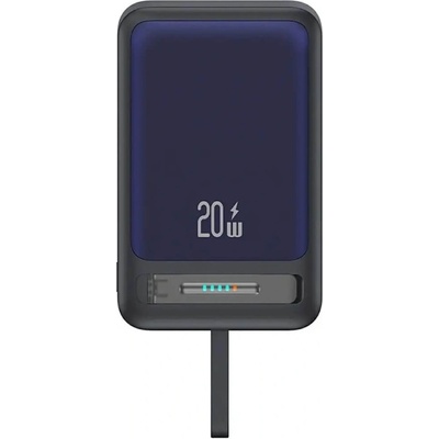 USAMS Преносима външна батерия с USB-C порт и безжично зареждане с MagSafe - Usams XM Series CD219 Wireless Charging Power Bank 10000 mAh 22.5W (черен) (USA1296)