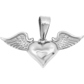 Bruno Přívěsek Srdce s křídly 3 cm S2034