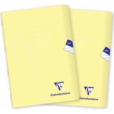 CLAIREFONTAINE Mimesys pastel PP A4 444 linajkový citrónový súprava 2 ks