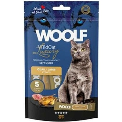 WOOLF WildCat Cream Luxury Quail&Lamb 5 x 14 g