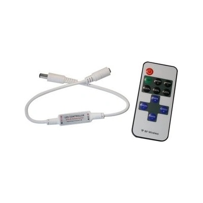 Stmívač MINI pro jednobarevné LED pásky RF 433MHz