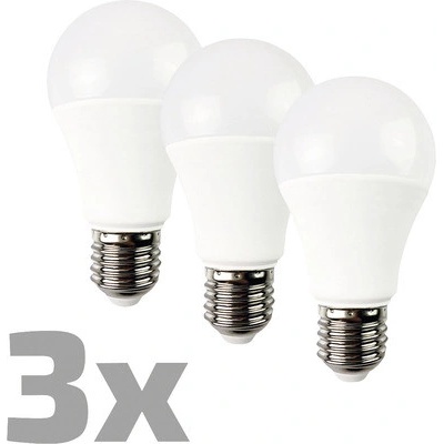 LED žiarovka EURAKLES E27 8,5 W 806 lm 3000 K 3 ks