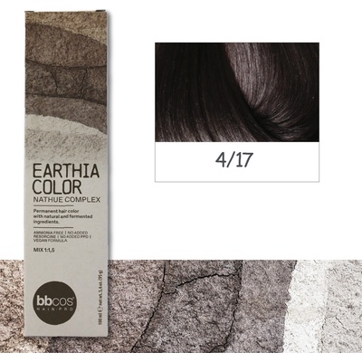 BBcos Earthia Color farba na vlasy 4/17 100 ml