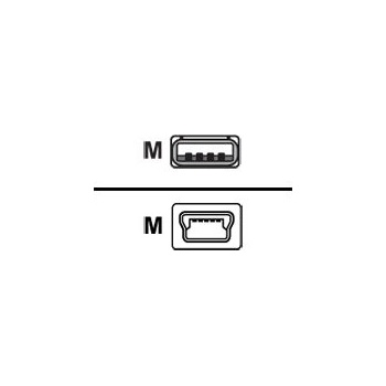 Cisco CAB-CONSOLE-USB= USB - USB (M) do mini-USB typ B (M) - 1.83 m - pro Cisco 1921, 1921 4-pair, 1921 ADSL2+, 1941; Catalyst 2960, 2960G, 2960S