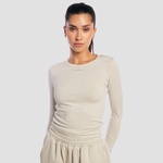 GymBeam Дамска блуза с дълъг ръкав Aura Grey L