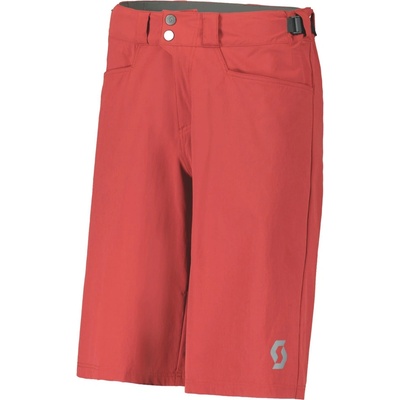Scott Shorts Trail Flow pad červená