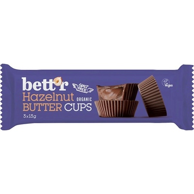 Bett'r Košíčky s lískooříškovou náplní 3 x 13 g
