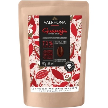 Valrhona Черен шоколад Valrhona Feves Guanaja 70% 250гр