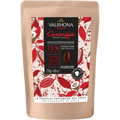 Valrhona Черен шоколад Valrhona Feves Guanaja 70% 250гр