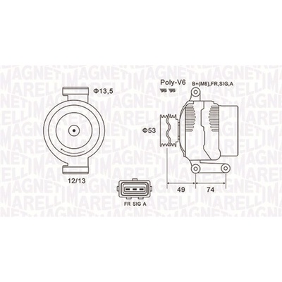 Generátor MAGNETI MARELLI 063731635010