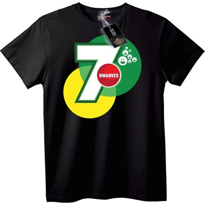 NOONEBRAND Тениска 7 Джуджета - S, Black