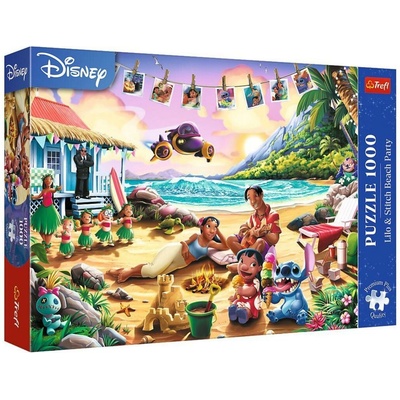 Trefl Premium Plus Lilo a Stitch Beach Party 1000 dielov