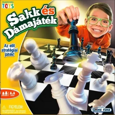 Šach a dáma hra 61152 - v maďarskom jazyku