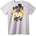 NOONEBRAND Тениска Куче по бойни изкуства - 4XL, White