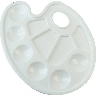 Plastová malířská paleta - oválná – Hledejceny.cz