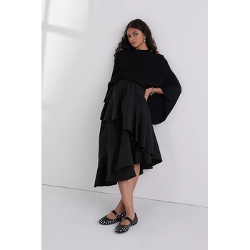 Karl Lagerfeld Пончо Karl Lagerfeld в черно от лека материя A3W18031 (A3W18031)