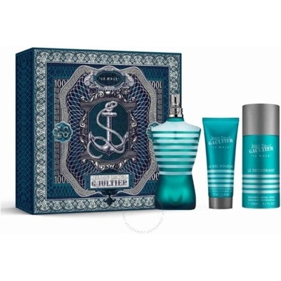 Jean Paul Gaultier Комплект за мъже Jean Paul Gaultier LE MALE - Eau de Toilette 125 мл + Дезодорант 150 мл + Душ гел 75 мл