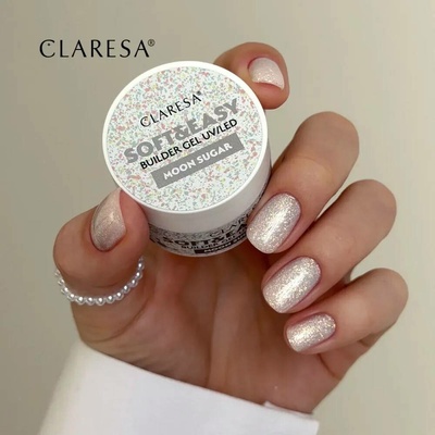 Claresa Uv Led gél na nechty Soft Easy Builder gel moon sugar 45g