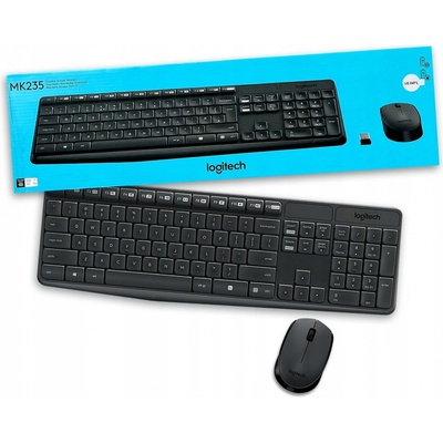 Logitech MK235 Wireless Keyboard Mouse Combo 920-007931 – Zboží Mobilmania
