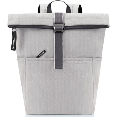 Reisenthel Rolltop Backpack Herringbone Grey 22 L REISENTHEL-EK7074