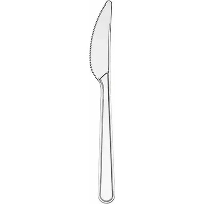 Нож прозрачен за многократна употреба all4horeca 50 бр (Р-220507)