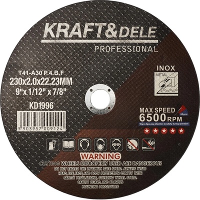 Kraft & Dele Brusný kotouč 230 x 2,0 x 22,23 mm KD1996