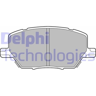 Sada brzdových platničiek kotúčovej brzdy DELPHI LP3184