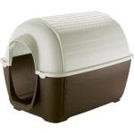 Ferplast - Kenny S - Пластмасова къща за кучета с вентилационна система, 50 x 78 x h 50 см