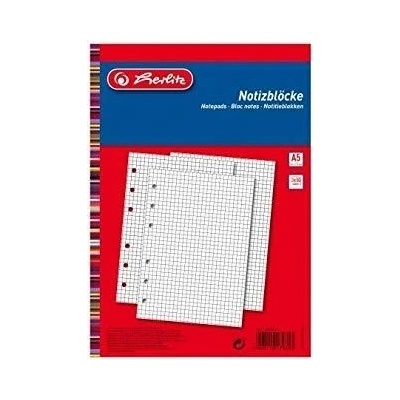 Herlitz Herlitz A5 blok pro šestikroužkový diář - linkovaný