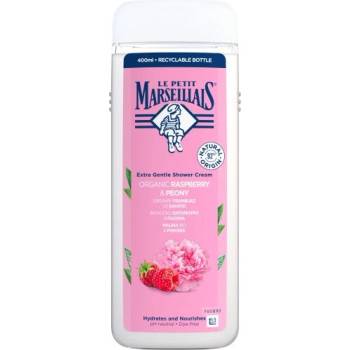 Le Petit Marseillais Extra Gentle Shower Cream Organic Raspberry & Peony хидратиращ и подхранващ душ крем 400 ml унисекс